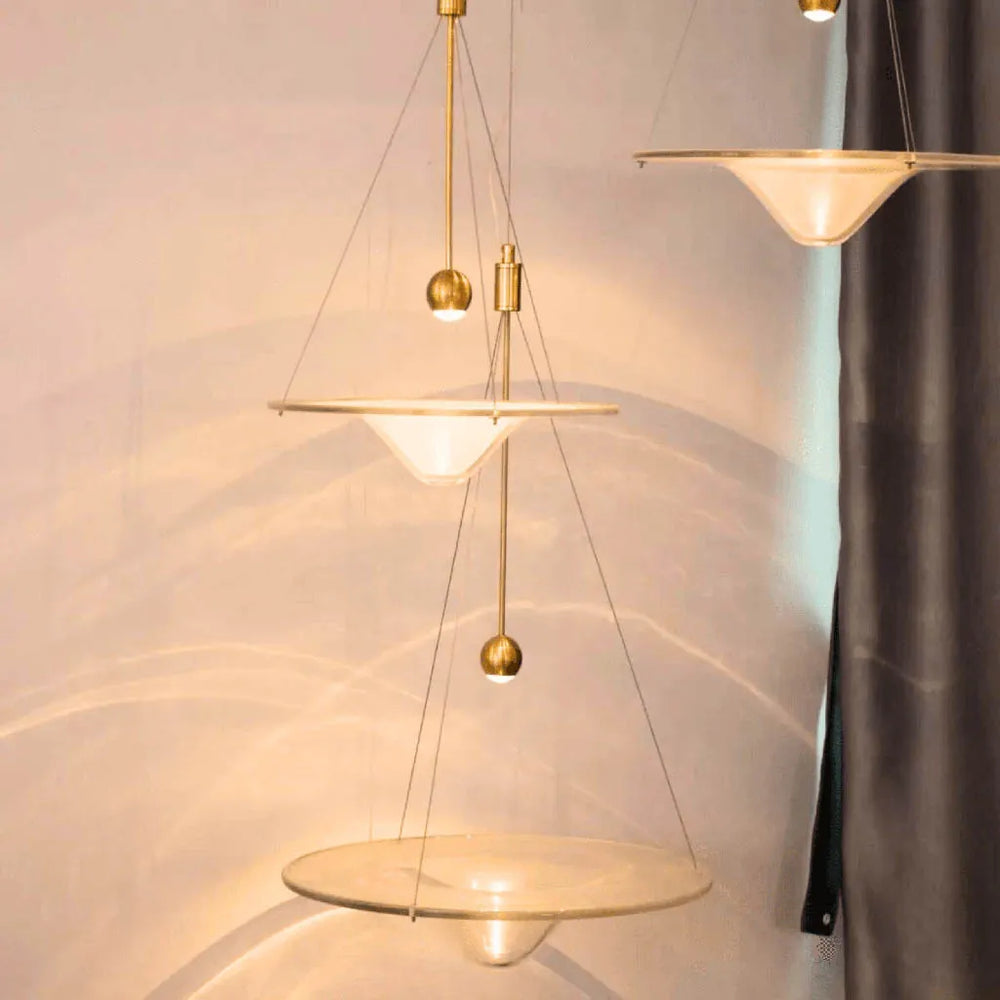 
                      
                        String of Stardust Brass Finish pendant Light (0960/350)
                      
                    