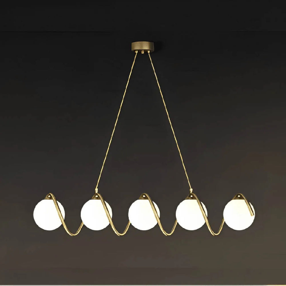 Stellar Linear Bohemian Setting Chandelier (0973/5)