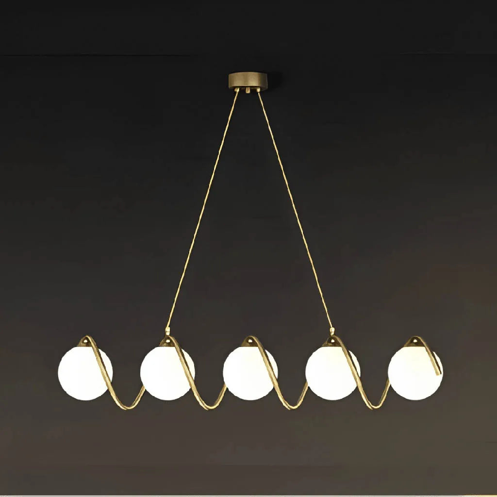 Stellar Linear Bohemian Setting Chandelier (0973/5)