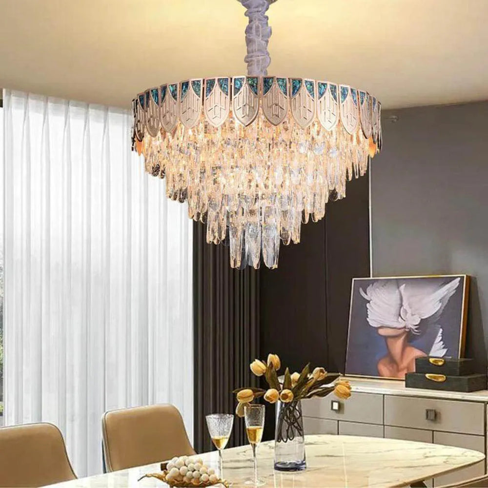 
                      
                        Elysian Regal Space Clear Crystal Chandelier (21100)
                      
                    