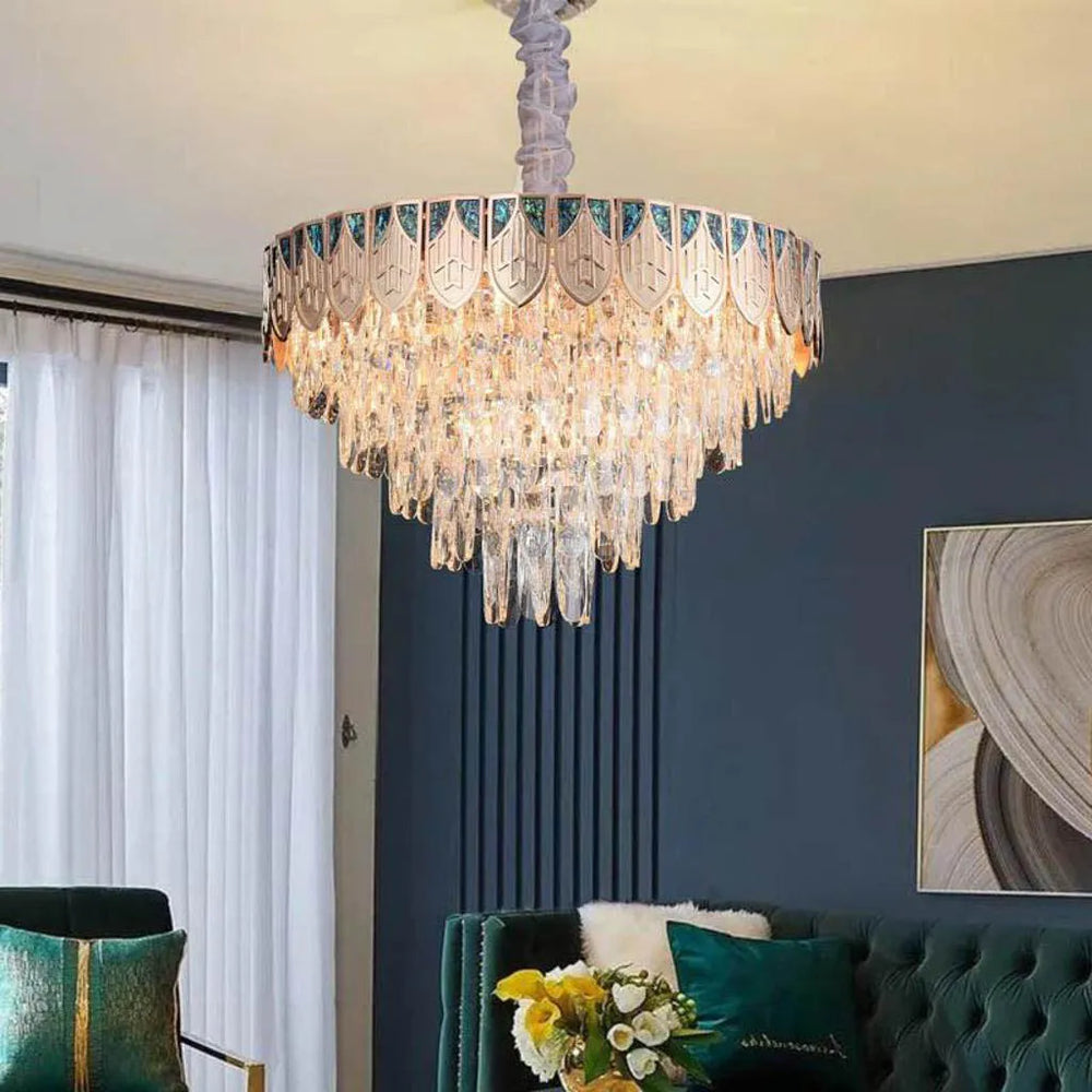 
                      
                        Elysian Regal Space Clear Crystal Chandelier (21100)
                      
                    