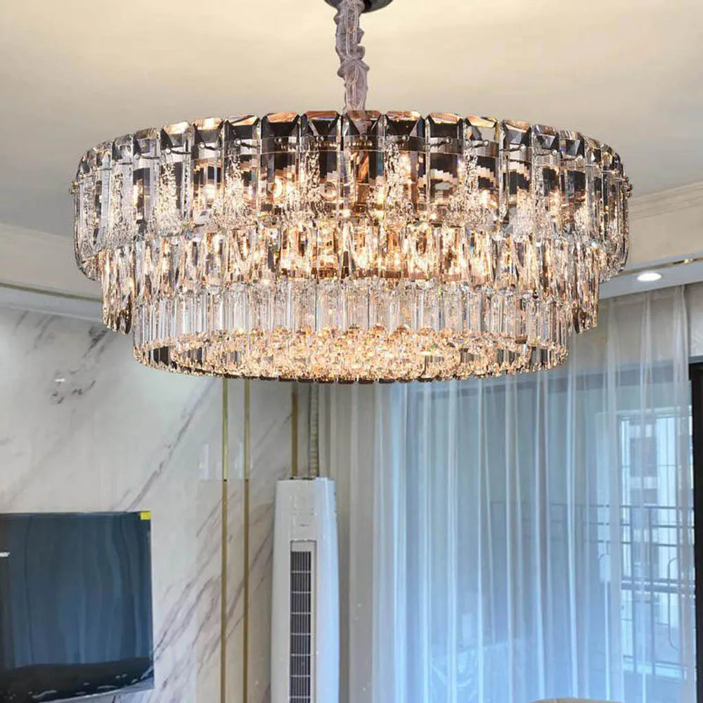 
                      
                        Mystical Rose Gold Finish Crystal Chandelier (2218)
                      
                    