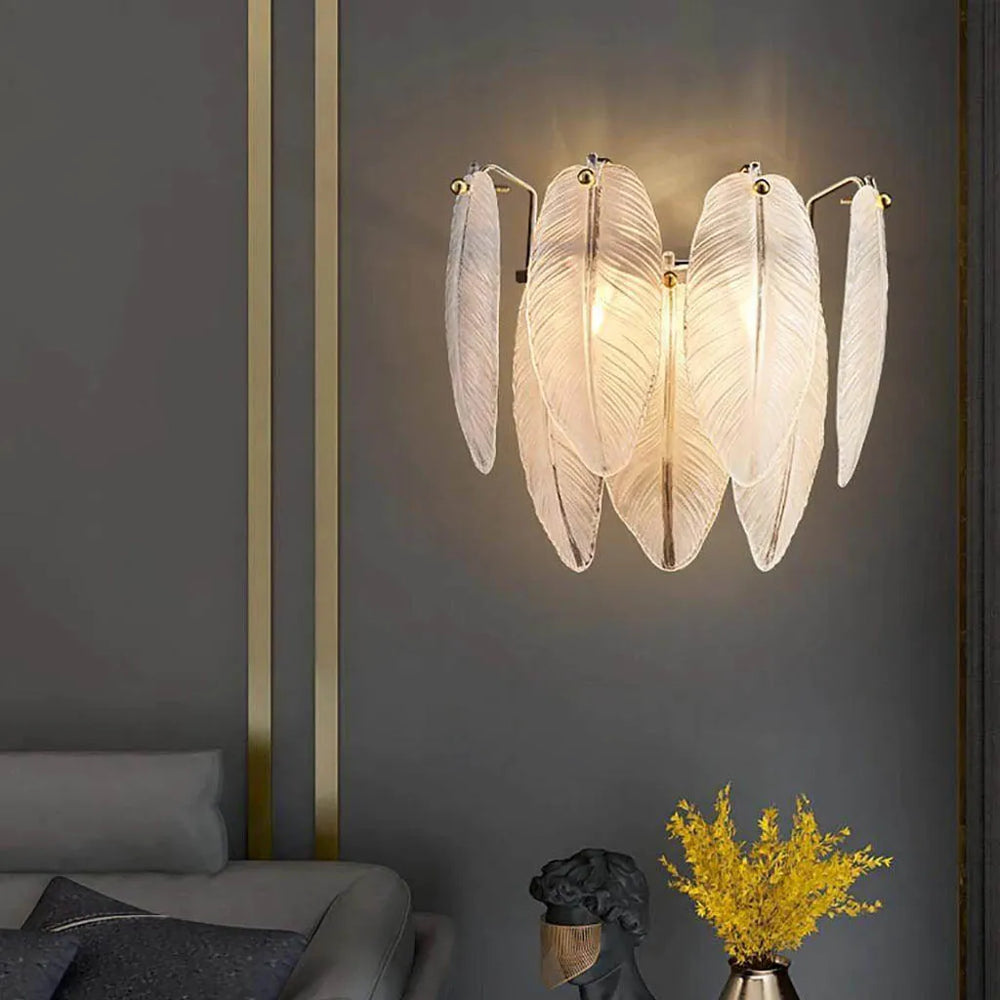 
                      
                        Glimmering Feather Mesmerizing Indoor Wall Light (9063)
                      
                    