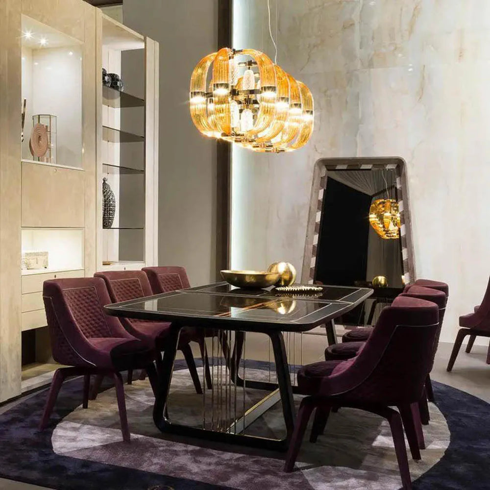 
                      
                        Amber Glow LED Light Luxe Chandelier (9089)
                      
                    