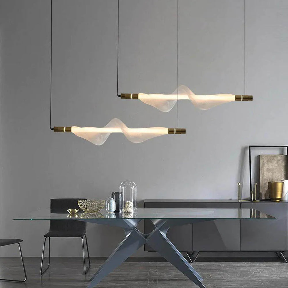 
                      
                        Ribbon of Radiance Modern Space Pendant Light (9121)
                      
                    