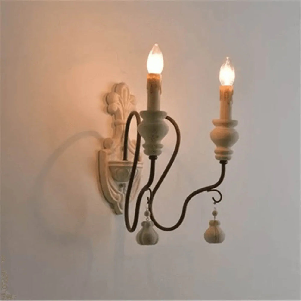 
                      
                        Rustic Romance Antique Wood Wall Light (9122/2)
                      
                    