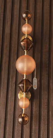 Amber Glass LED Wall Lamp by Gloss (XQ6030) - Ashoka Lites