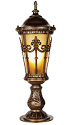 Aureum Pillar Light by Gloss(WMD10207) - Ashoka Lites