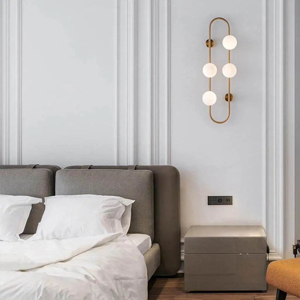 Premium Gold Bronze Bedside Wall Lamp by Gloss (B5092/4L)