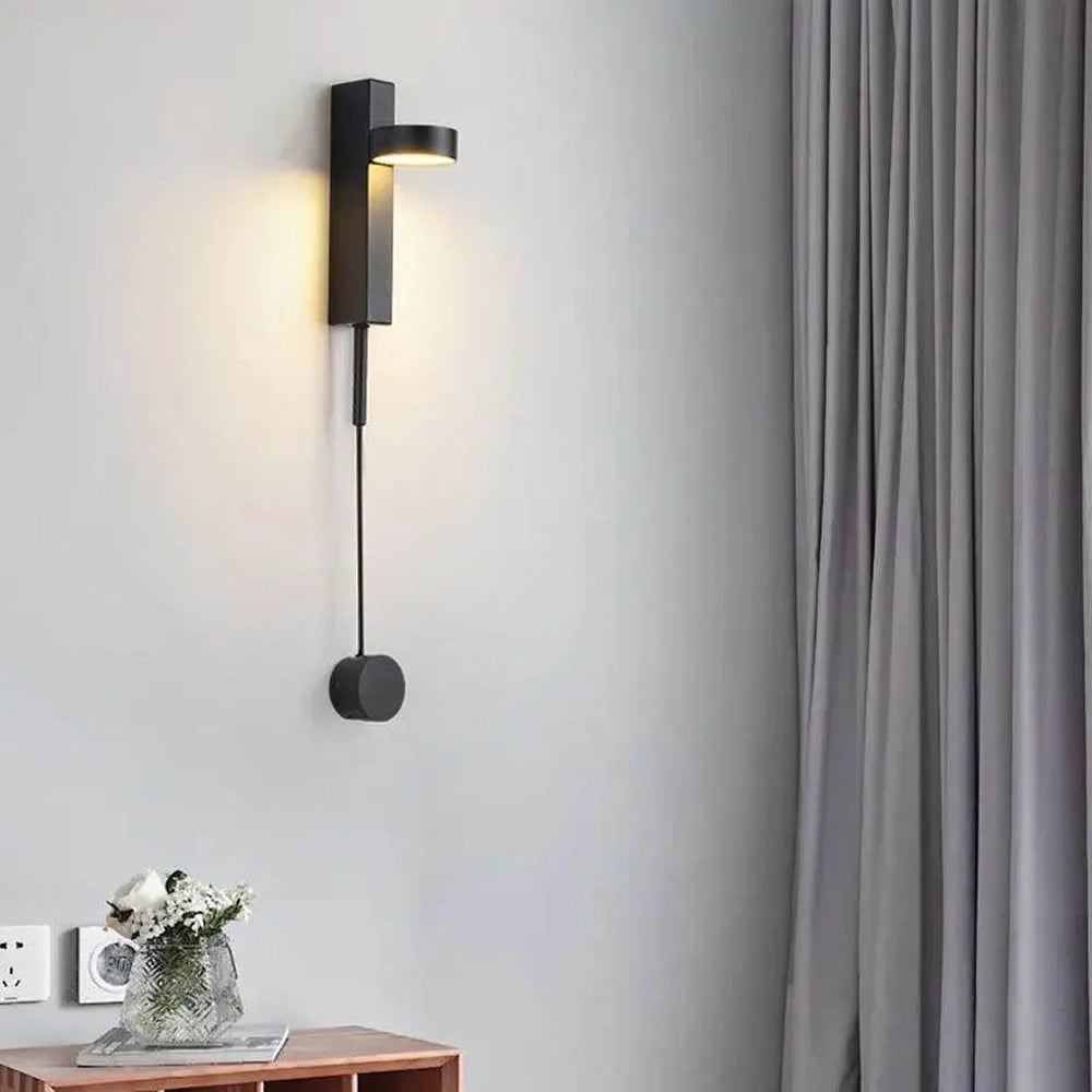 
                      
                        Unique Design Creative Art-Deco Black  Bedside Led Wall Lamp by Gloss (B854)
                      
                    