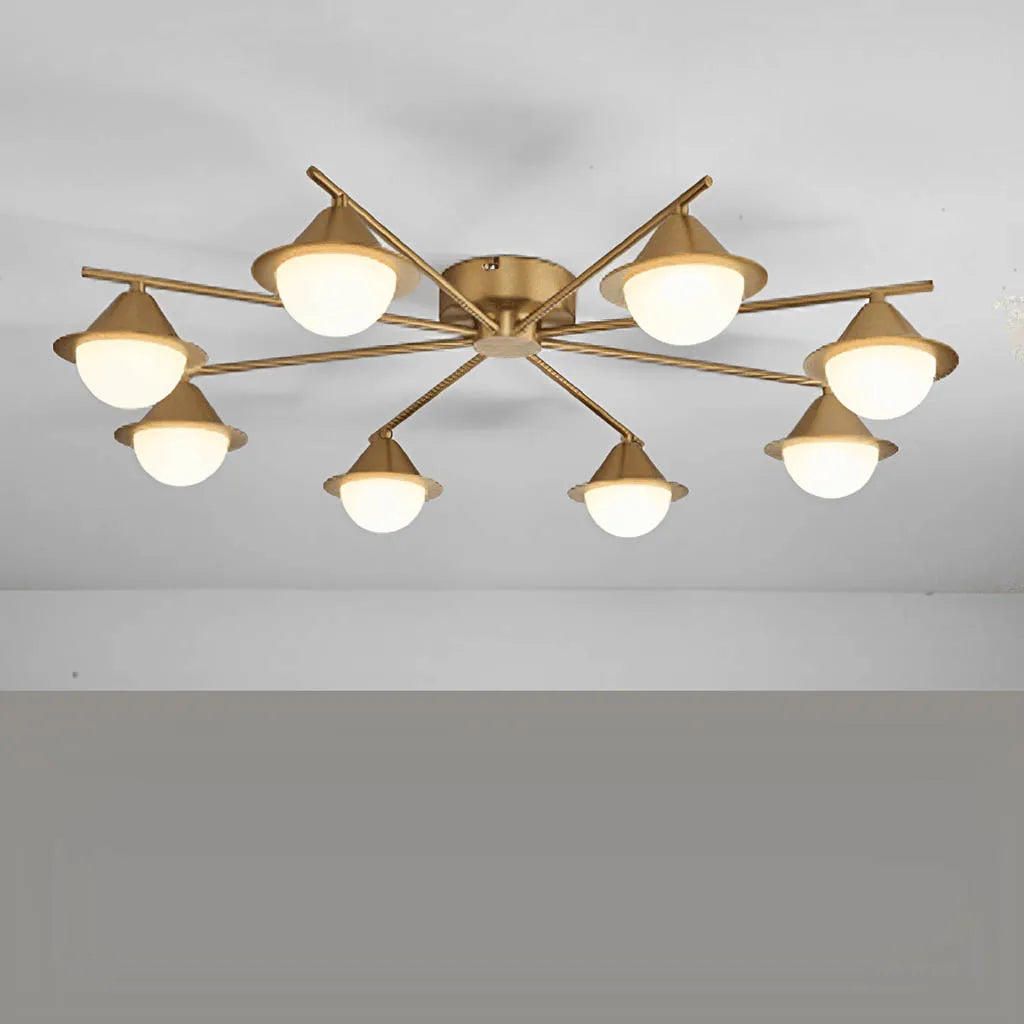 Gilded Galaxy Living Room Chandelier (C0716-8A)