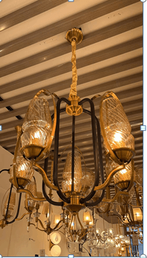 chandelier by Gloss(D89065-5) - Ashoka Lites