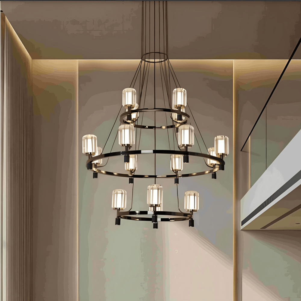 Cleara Chandelier by Gloss (P0738-16A) - Ashoka Lites