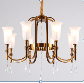 Crystal Chandelier by Gloss (D33143-8) - Ashoka Lites