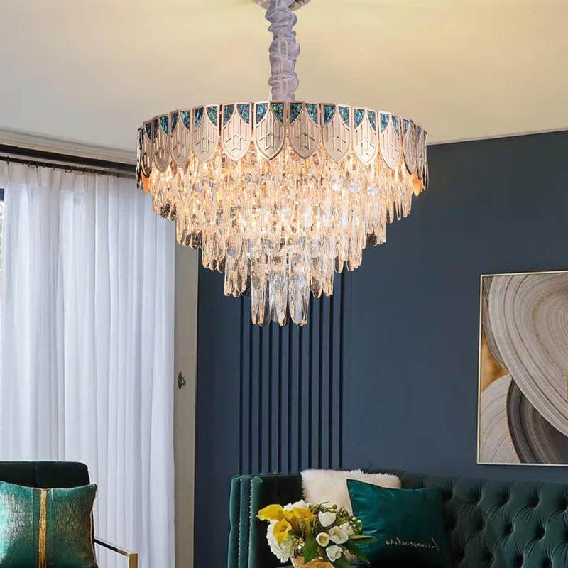 
                      
                        BUY Online Round K9 Clear Crystal Chandelier by Gloss (21100) at affordable price- Best Chandelier for living room decor
                      
                    
