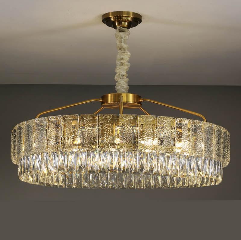 
                      
                        Antique Brass Color Crystal Chandelier by Gloss (SR2029480) - Best Chandelier for Roof
                      
                    