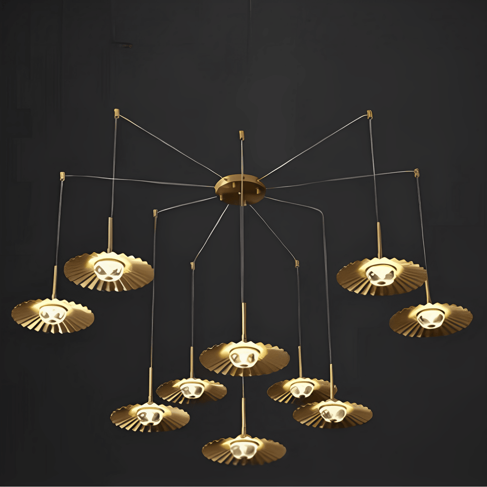 Ely Chandelier by Gloss (6442/10) - Ashoka Lites