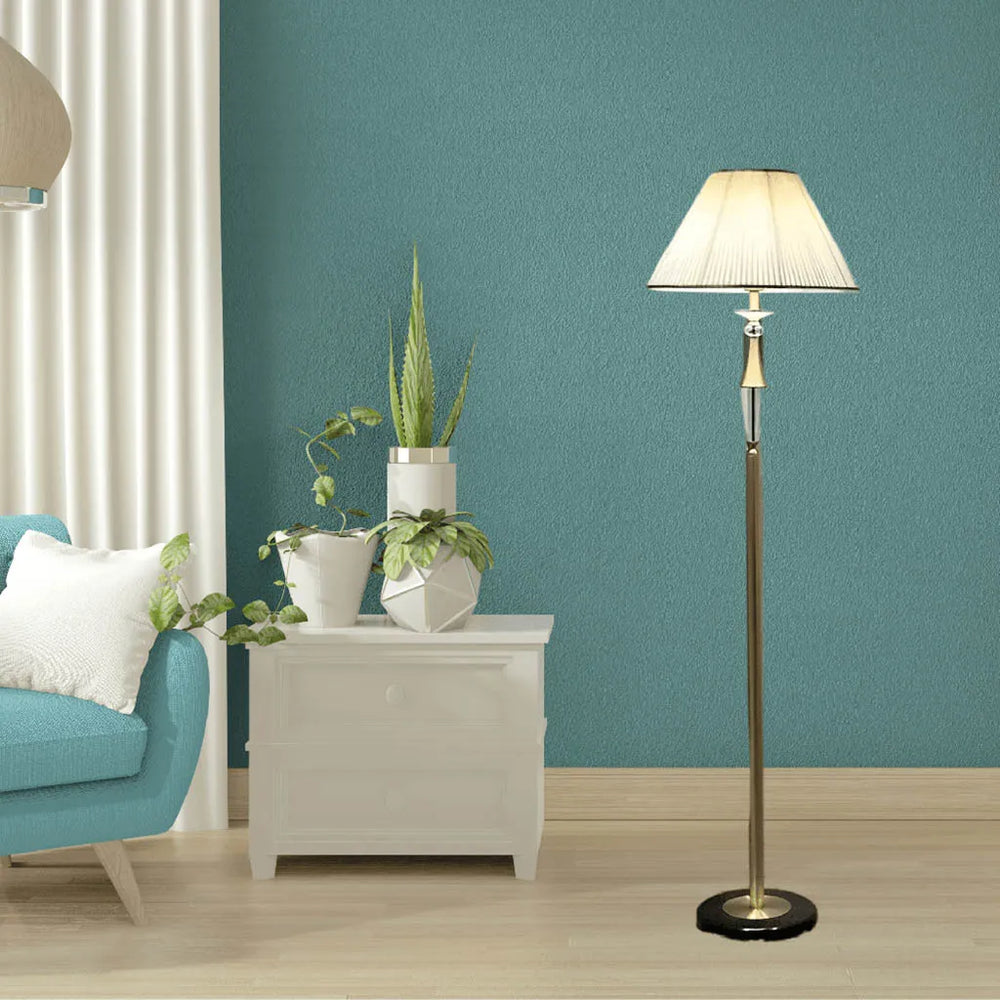 
                      
                        Nostalgia Beam Golden Finish Floor Lamp (F9675)
                      
                    