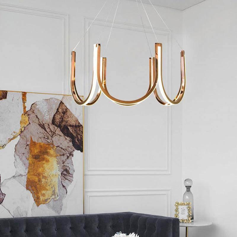 
                      
                        Buy Premium Luxury Innovative Modern Style LED Chandelier Light by Gloss (8814) - Best Chandelier for Living room decor
                      
                    