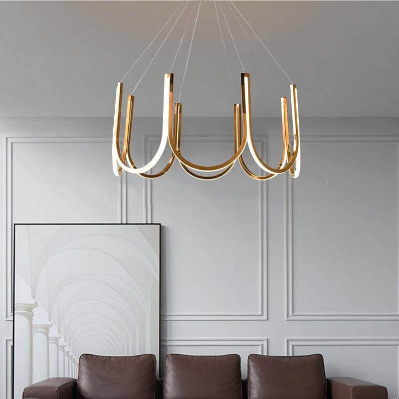 
                      
                        Buy online Premium Luxury Innovative Modern Style LED Chandelier Light by Gloss (8814) - Best Chandelier for Home decoration
                      
                    