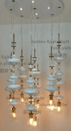 Glass Chandelier by Gloss(A1999/6) - Ashoka Lites