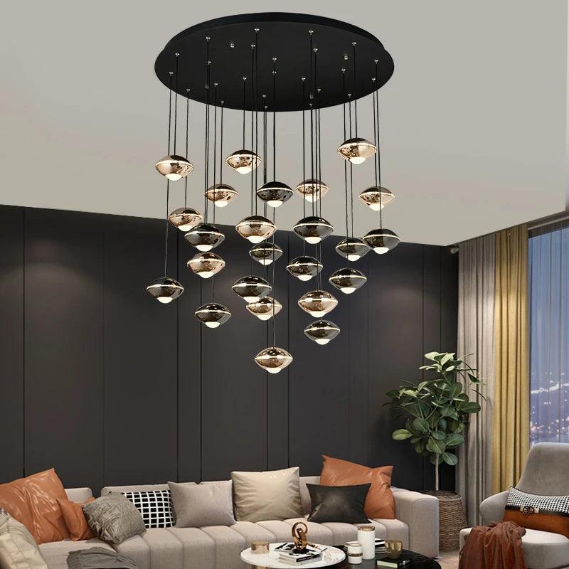 Golda Chandelier by Gloss (P0723-24A) - Ashoka Lites