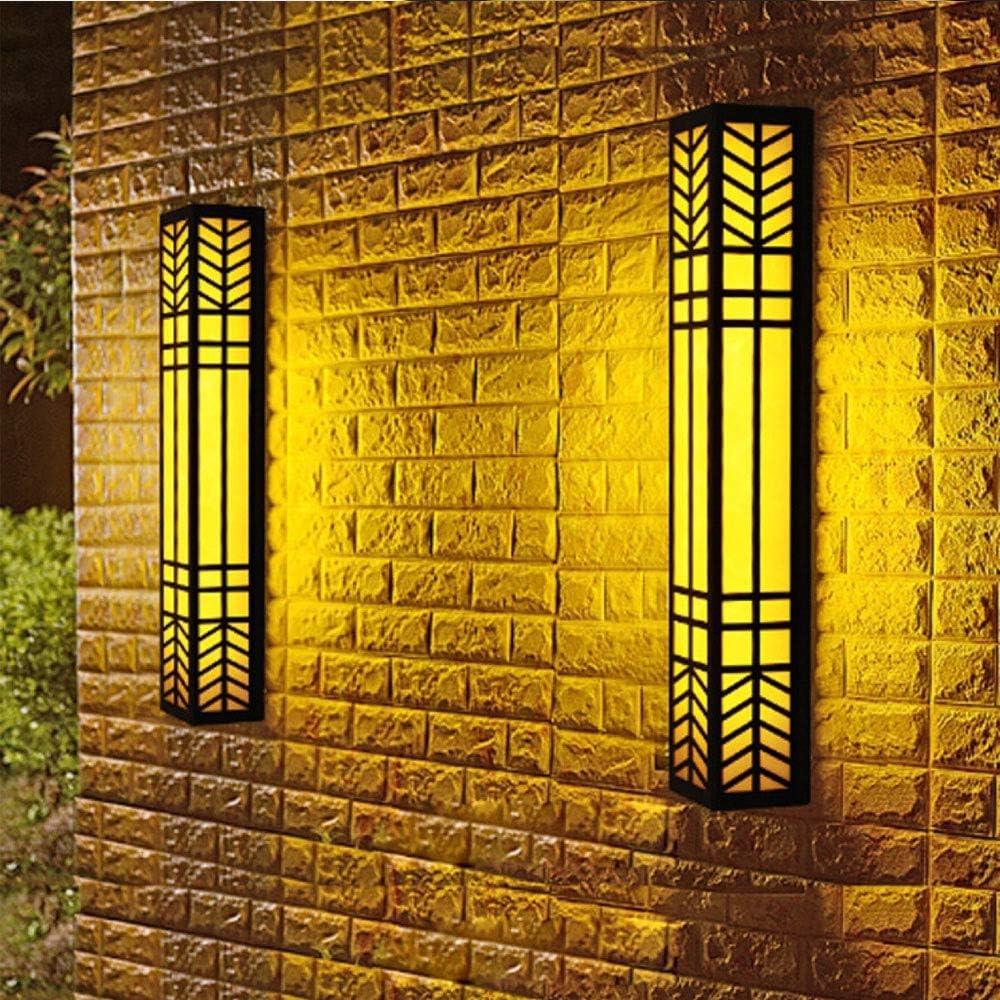 Iron+Marble Yellow Outdoor Wall Light by Gloss (XH008) - Ashoka Lites