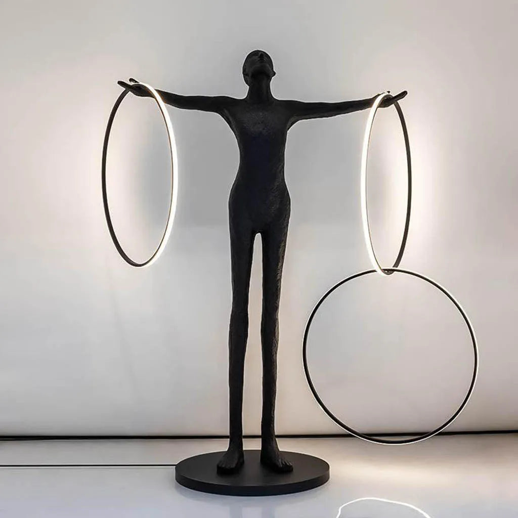 Chronos Lightkeeper Black Floor Lamp (JY19)