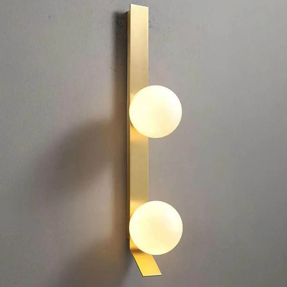 Glass Ball Bedside LED Wall Light by Gloss (MB83005-2)