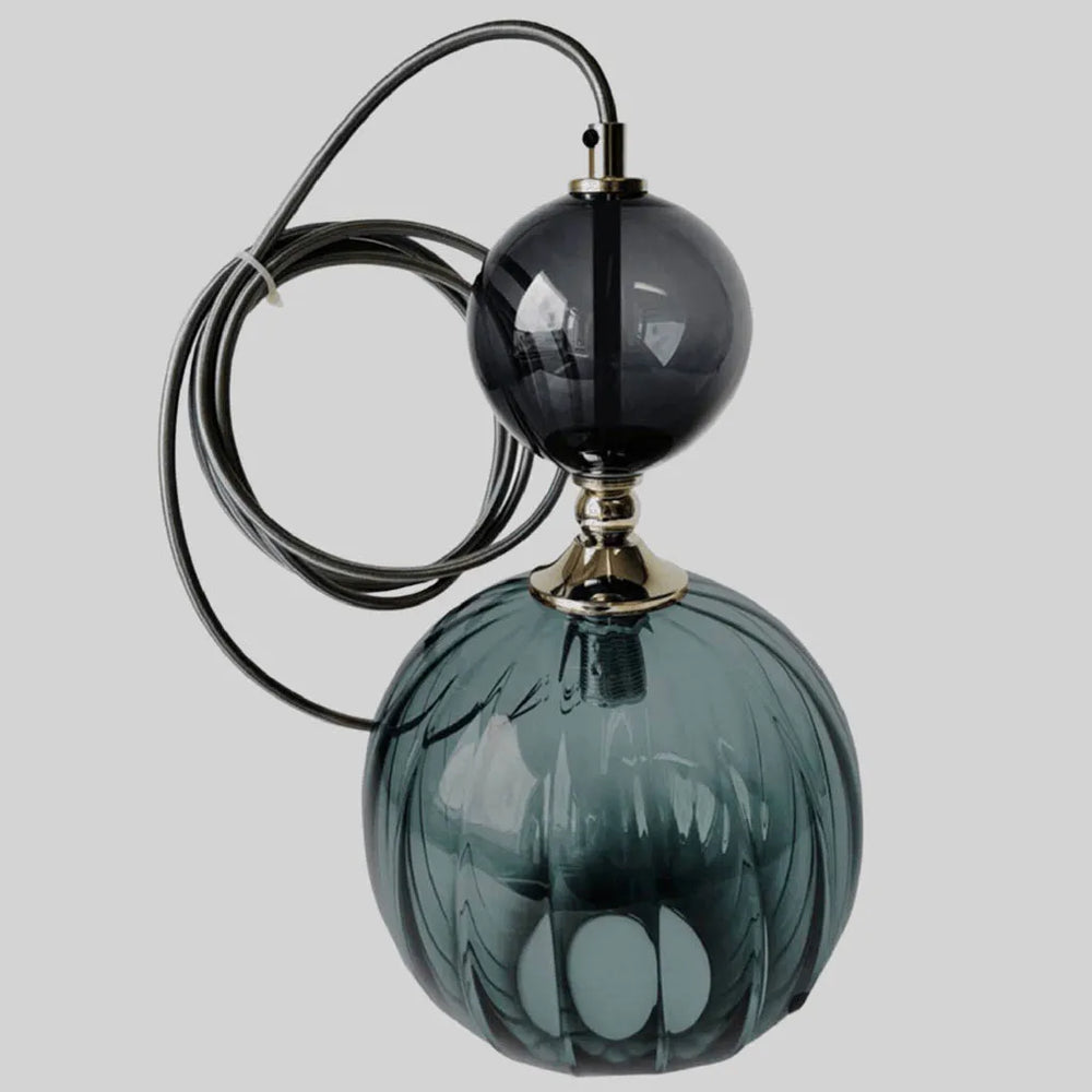 Curve of Eclipse Smokey Glass Pendant Light (MD3214-B)