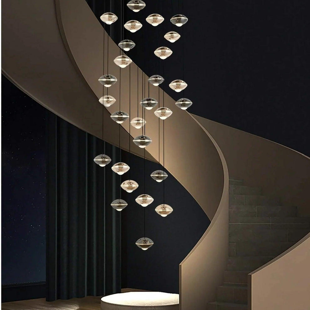 Meta Chandelier by Gloss (P0723-36A) - Ashoka Lites