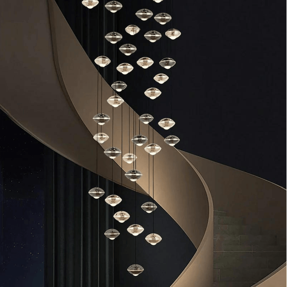 Meta Chandelier by Gloss (P0723-36A) - Ashoka Lites