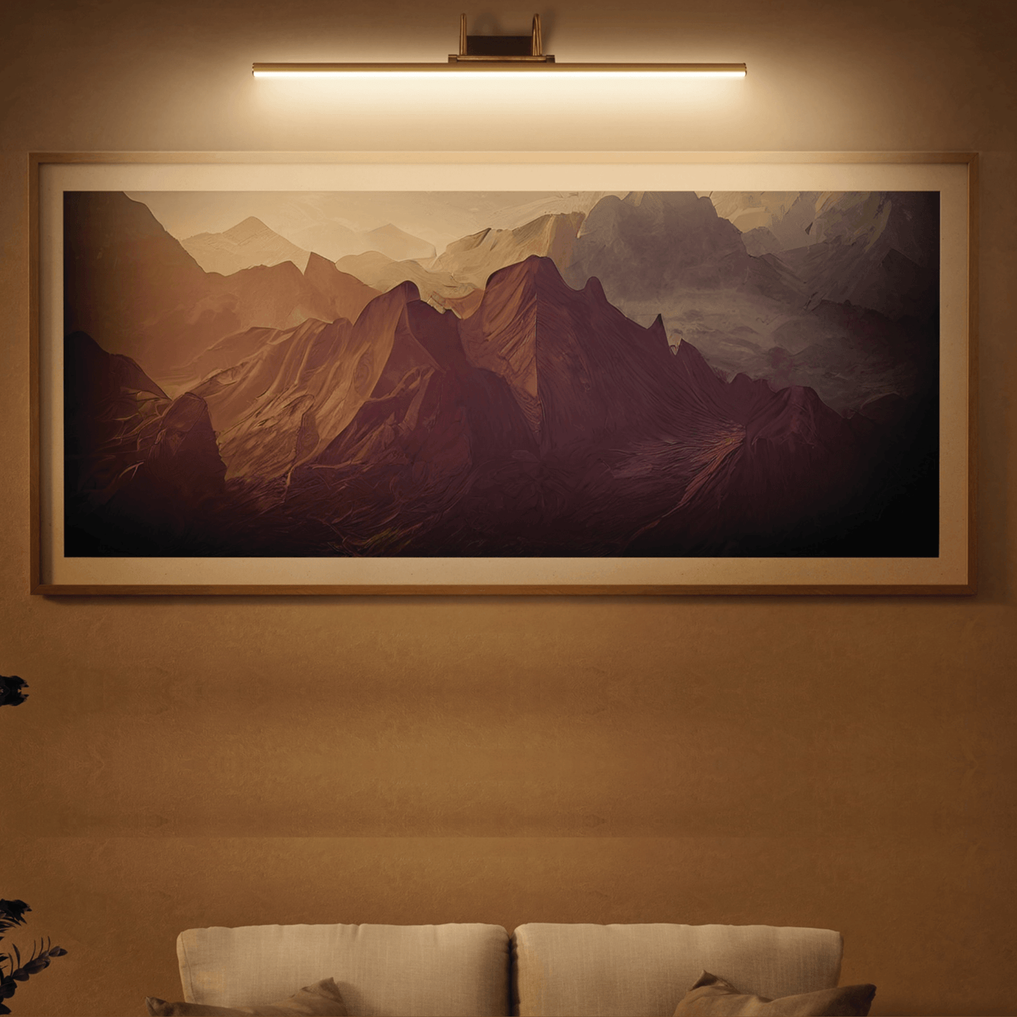 Muziris Bronze Picture & Mirror LED Wall Lamp by Philips (581999) - Ashoka Lites