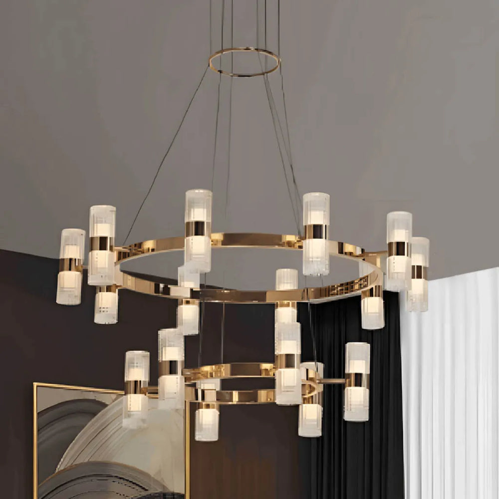 
                      
                        Empyrean LED Light Double Height Chandelier (P0715-16A)
                      
                    