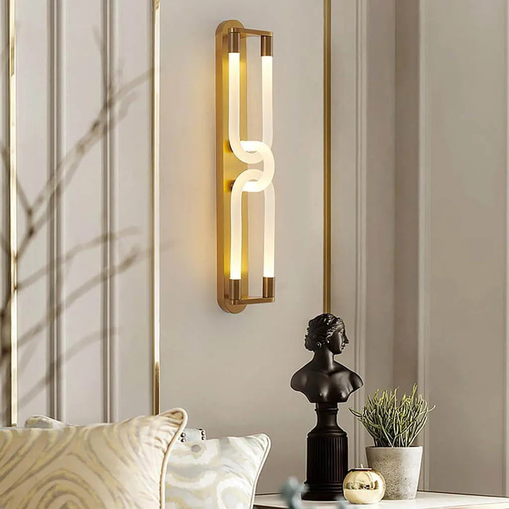 Twist and knot Led Wall Lamp by Gloss (P3101-2)