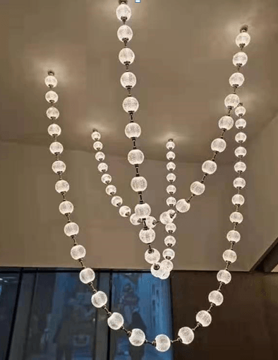 Pearl Chandelier by Gloss (9080/72) - Ashoka Lites