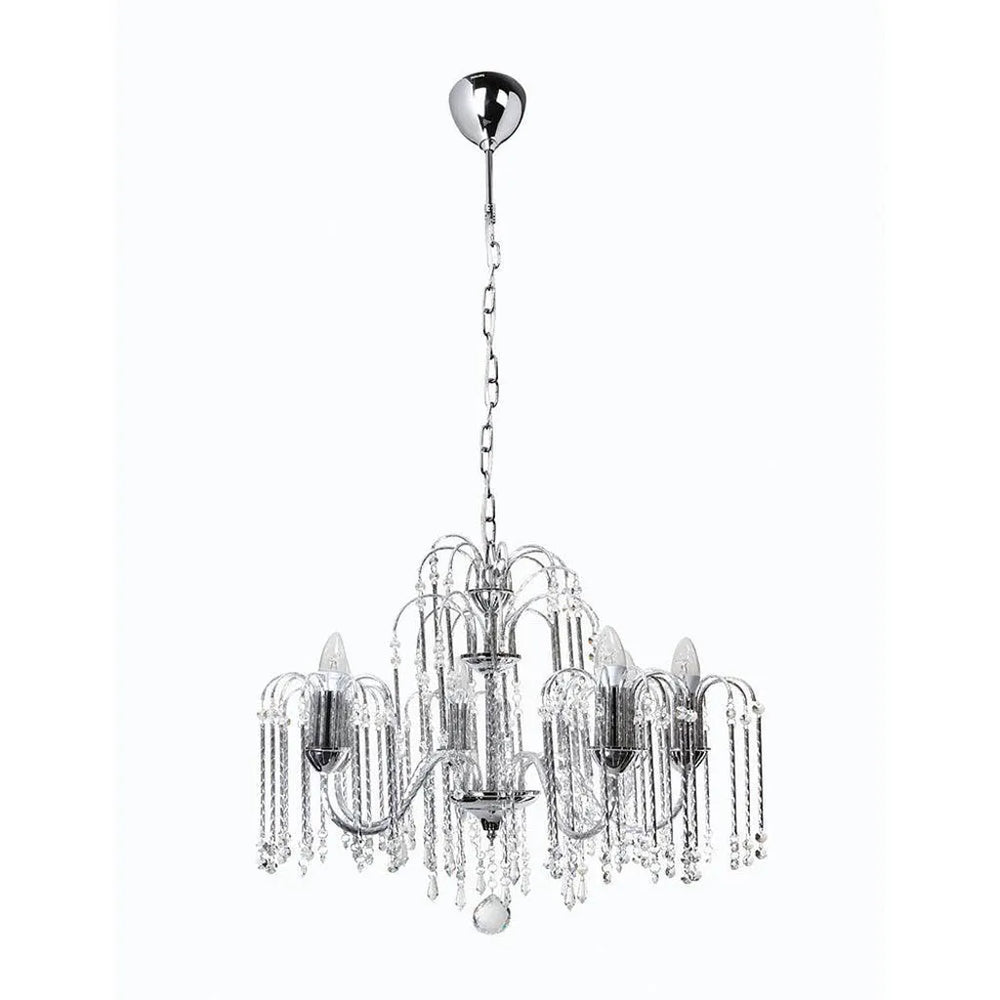 
                      
                        Dazzling Droplet Chrome Crystal Chandelier (581857)
                      
                    