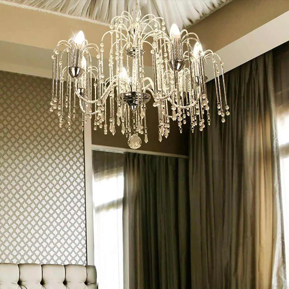 
                      
                        Dazzling Droplet Chrome Crystal Chandelier (581857)
                      
                    