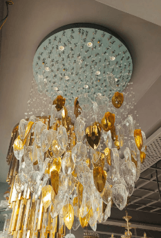 
                      
                        Plated Chandelier by Gloss (XQ6007) - Ashoka Lites
                      
                    