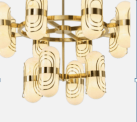 Shade Chandelier by Gloss (MD5122-24L) - Ashoka Lites