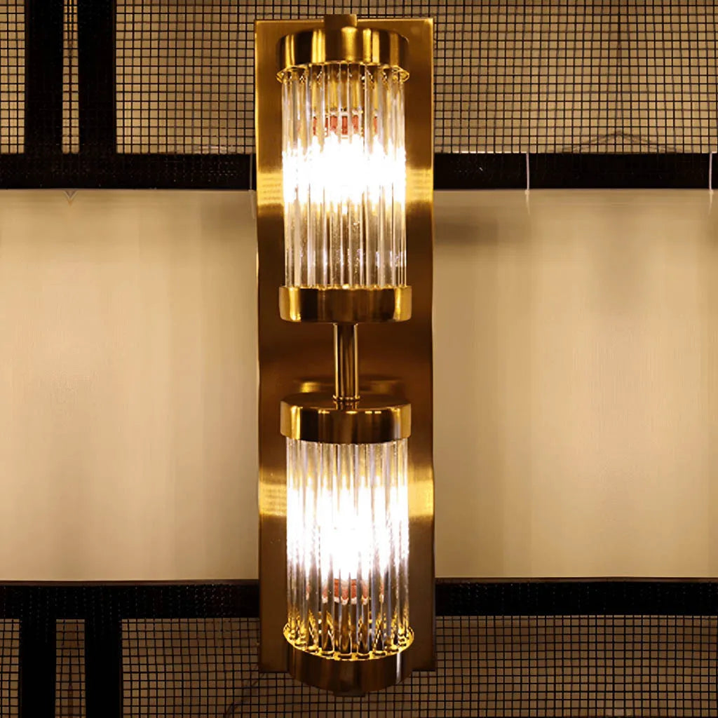 Scallop Duo Goldern Brass Wall Light (SR1286/W)