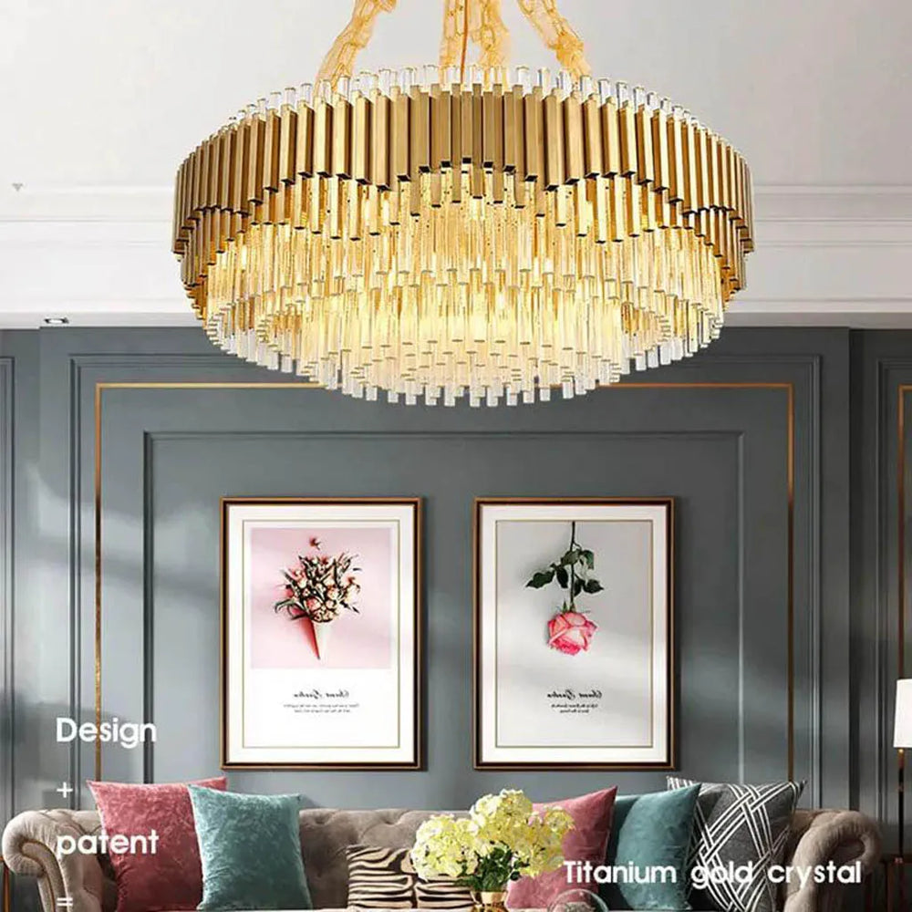 
                      
                        Glinting Veil Living Room Chandelier (SR1319/80)
                      
                    