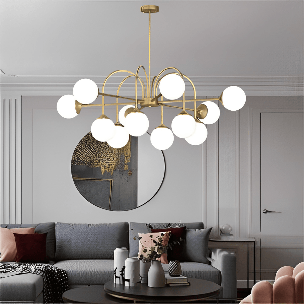 
                      
                        Veila Chandelier by Gloss (0975/12) - Ashoka Lites
                      
                    