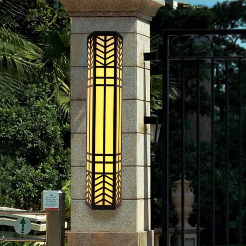 
                      
                        Iron+Marble Yellow Outdoor Wall Light by Gloss (XH008)
                      
                    