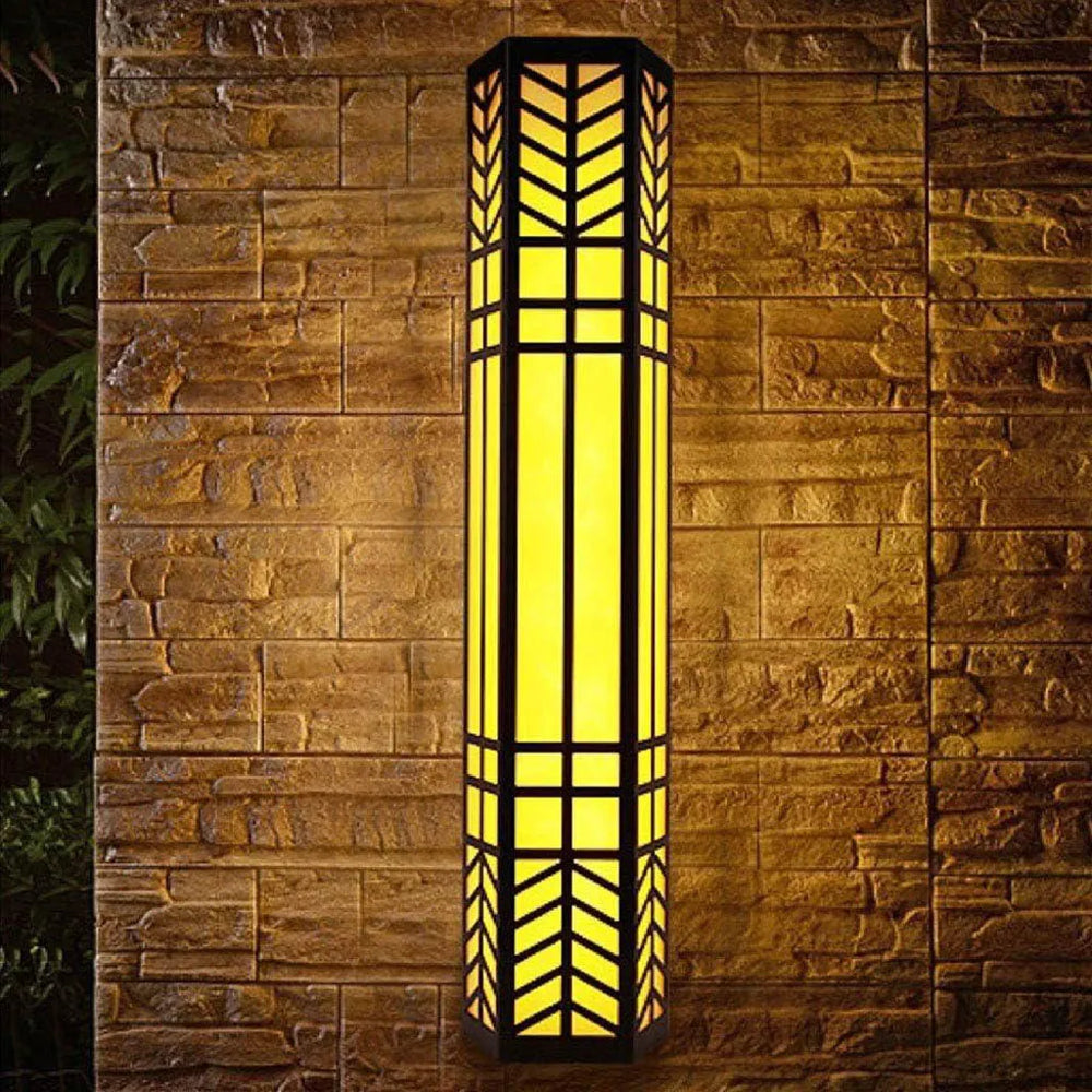 
                      
                        Iron+Marble Yellow Outdoor Wall Light by Gloss (XH008)
                      
                    