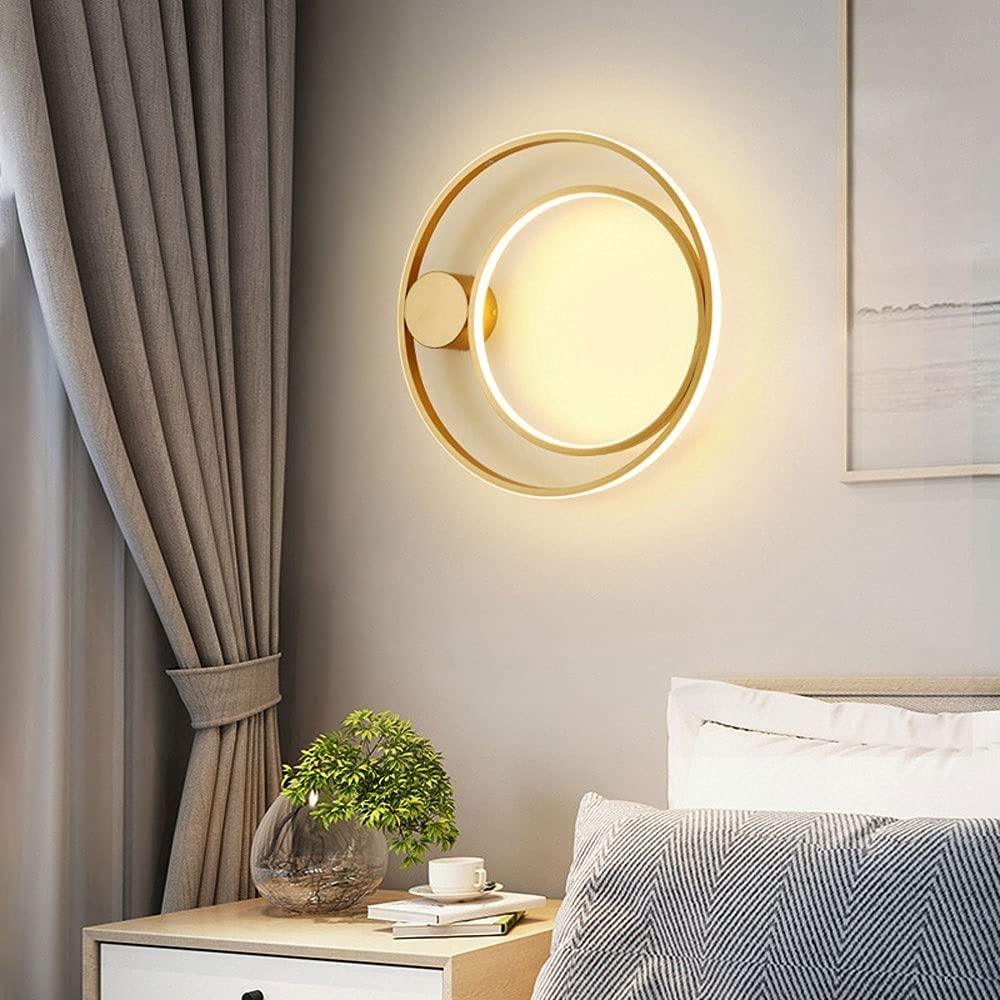 Double Round Bedside LED Wall Light by Gloss (9069) - Ashoka Lites