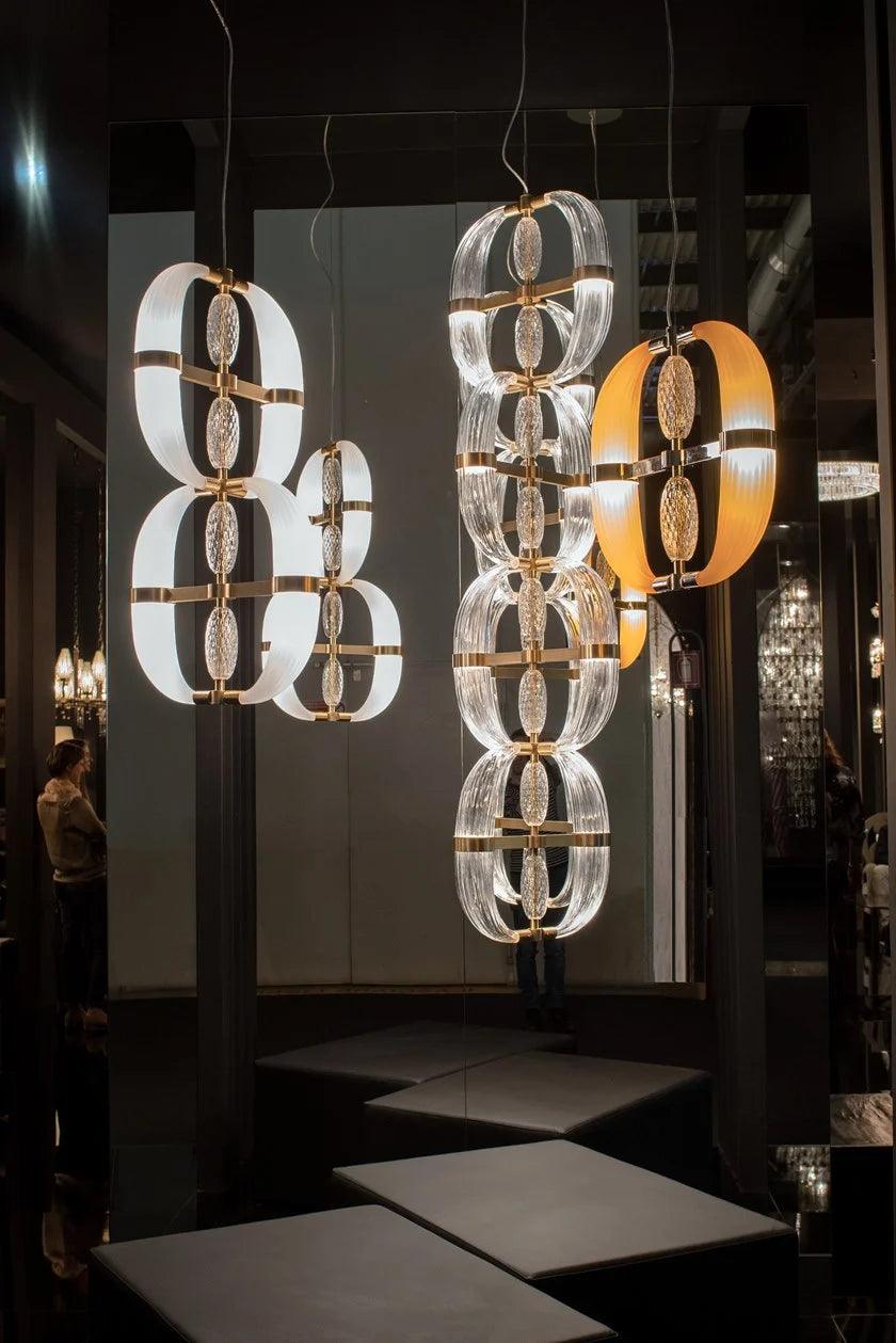 Finisa Chandelier by Gloss (9088) - Ashoka Lites