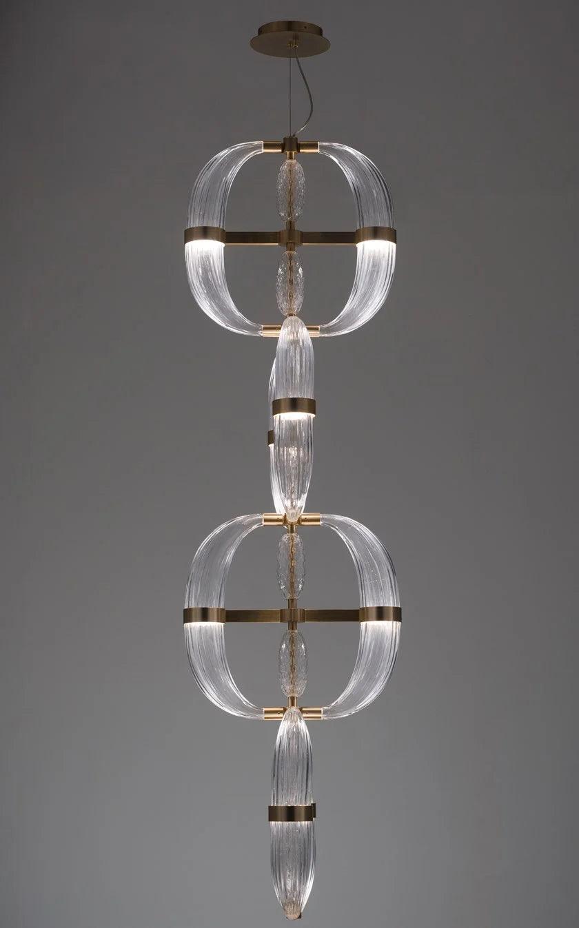 Finisa Chandelier by Gloss (9088) - Ashoka Lites