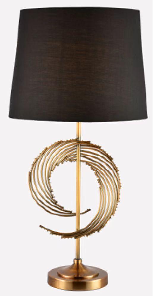 Golden Foliage Table Desk Lamp by Gloss (T8068) - Ashoka Lites