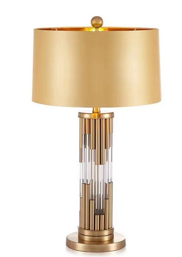 Luxury Crystal Iron Creative Design Bedside Table Desk Lamp Home Decoration Lamp by Gloss (T9726) - Ashoka Lites